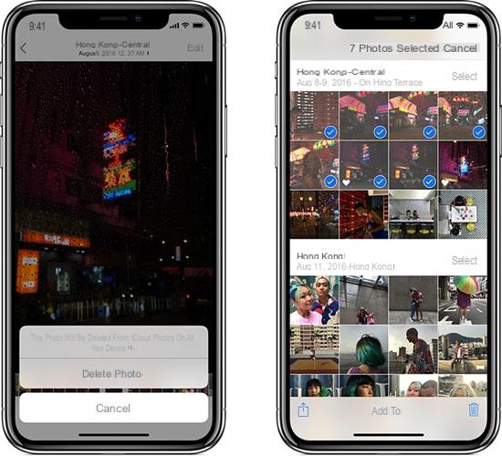 Effacer toutes les photos de l'iPhone. Comment faire? -