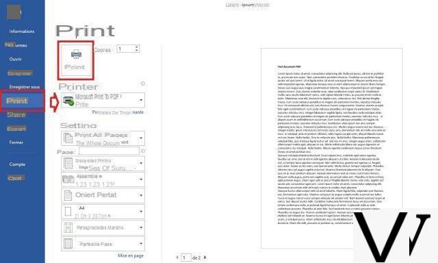 How to convert Word document to PDF file