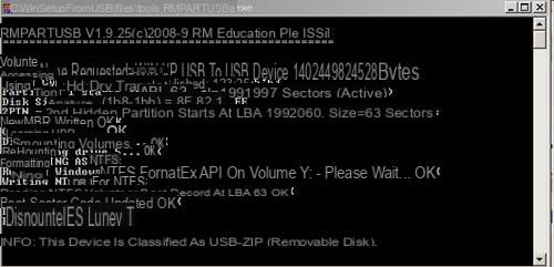 Install Windows XP with a USB key