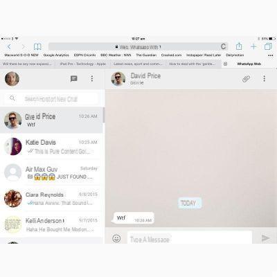 Cómo usar Whatsapp en iPad o tableta -