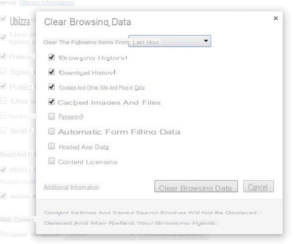 How to clear Chrome history