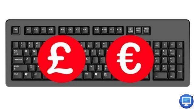 Como escrever o sinal de € (euro) em um teclado de PC e Mac?