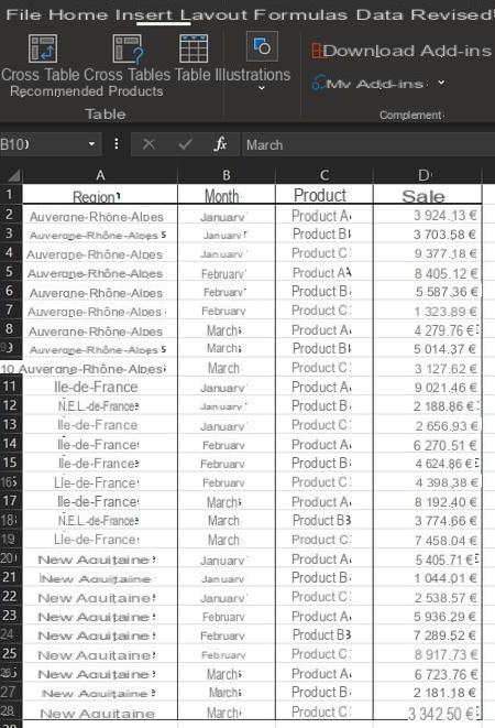 Tabela dinâmica do Excel: exemplo, criar, atualizar ...