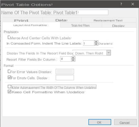 Excel pivot table: example, create, update ...