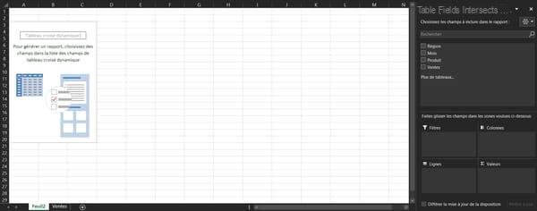 Excel pivot table: example, create, update ...