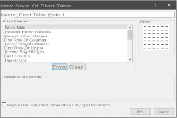 Excel pivot table: example, create, update ...