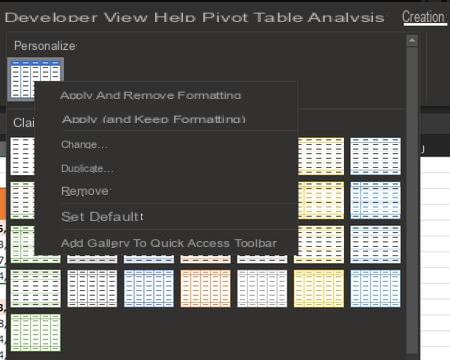 Tabela dinâmica do Excel: exemplo, criar, atualizar ...