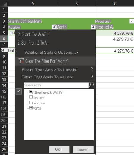 Tabela dinâmica do Excel: exemplo, criar, atualizar ...