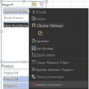 Tabela dinâmica do Excel: exemplo, criar, atualizar ...