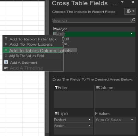 Excel pivot table: example, create, update ...