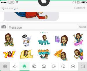 App to create custom emojis (Emoticons) on chat and messenger: Bitmoji