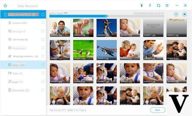 Recuperar fotos borradas en Samsung -