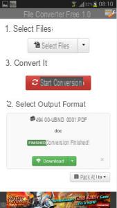 Convertir PDF sur Android -