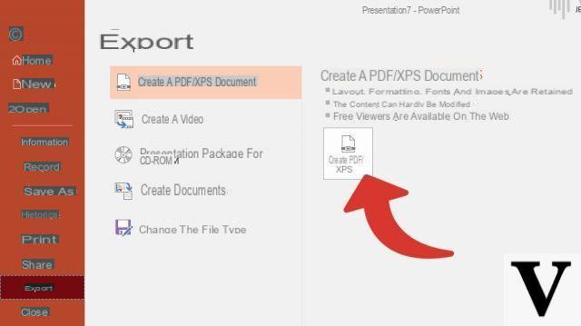 How to save your PowerPoint slideshow in .PDF?