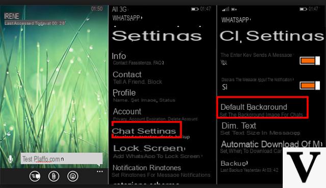 Cambiar fondos de pantalla de Whatsapp para Whatsapp gratis -