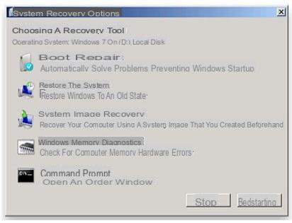 Create and use a repair disc with Windows