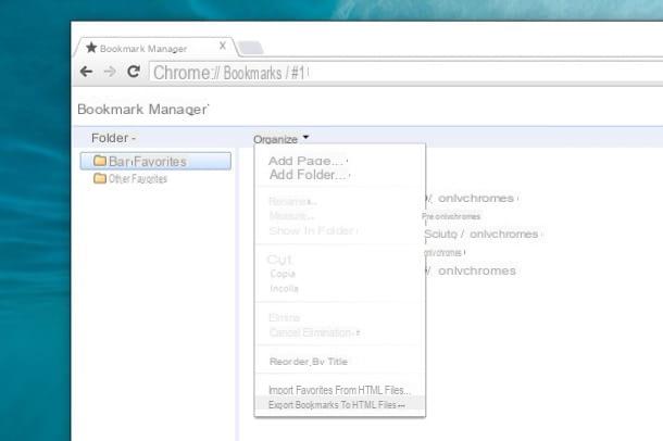 How to save Chrome bookmarks