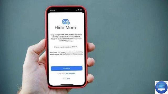 iOS 15: como ocultar seu endereço de e-mail?