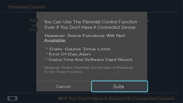 How to manage parental controls from Nintendo Switch