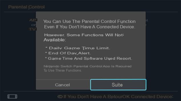 Como gerenciar o controle dos pais no Nintendo Switch