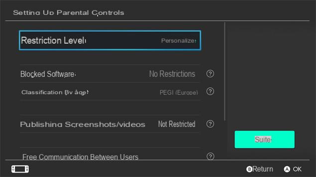 How to manage parental controls from Nintendo Switch