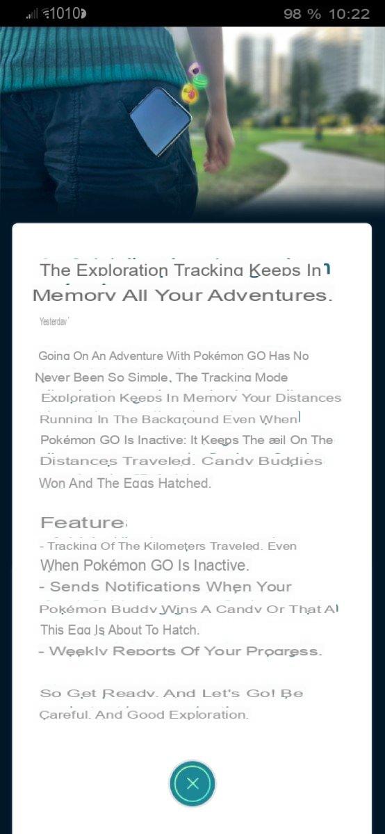 Pokémon Go finalmente grava seus passos sem que o aplicativo seja aberto