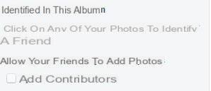 Create a photo album on your Facebook profile