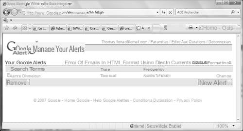 Google Alerts - Create personalized alerts