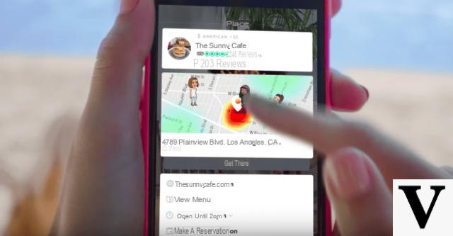 Cartões de contexto do Snapchat: Google Maps, Uber, TripAdvisor para instantâneos geolocalização
