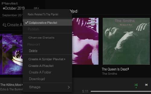 Create a collaborative playlist on Spotify