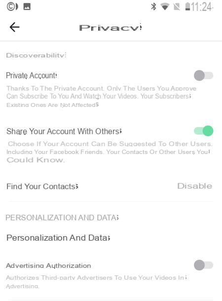 TikTok account: registration, connection, personalization