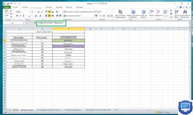 How to use the IF function in Excel?