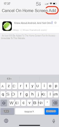 Cómo crear un acceso directo a un sitio en la pantalla de inicio de su iPhone o iPad - Tutorial para principiantes