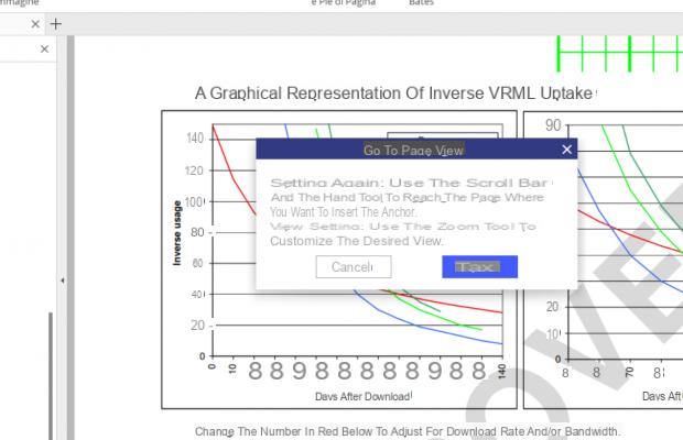 Add a clickable index to a PDF -