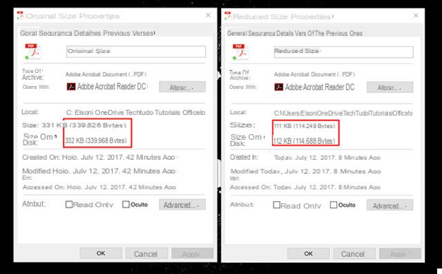 Reducir el peso del PDF en Windows -