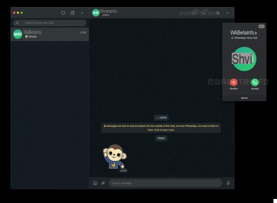 WhatsApp Web: soon you will be able to make audio and video calls on your PC