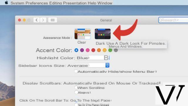How to activate dark mode on Mac?