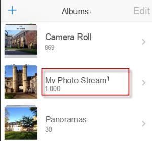 Comment afficher des photos sur iCloud -