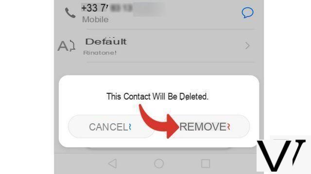 How to delete a contact on WhatsApp?