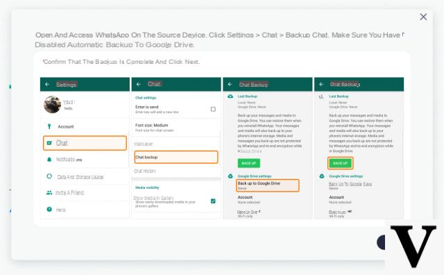 Transfiera Whatsapp Chat entre dos teléfonos con Mobiletrans -