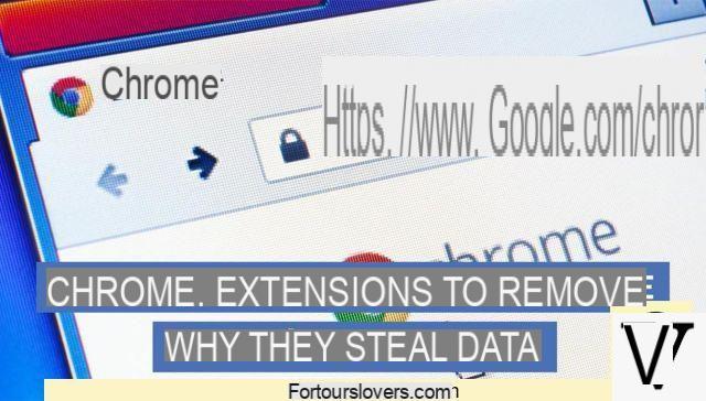 Chrome, extensões a serem removidas porque roubam dados confidenciais