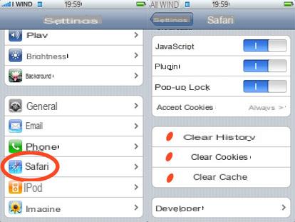 Delete Visited Sites iPhone and iPad | iphonexpertise - Official Site