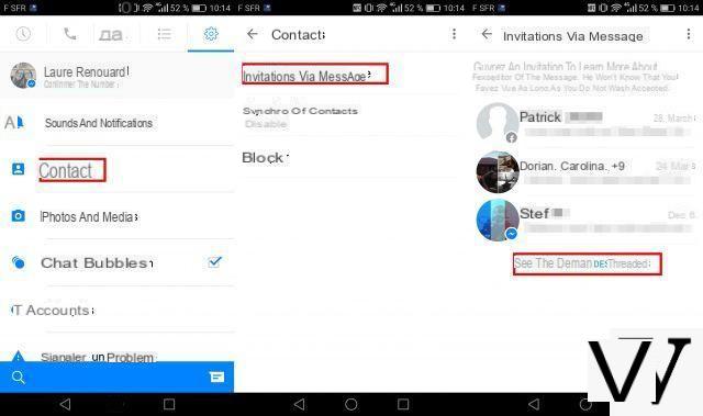 How to access messages filtered by Facebook Messenger?