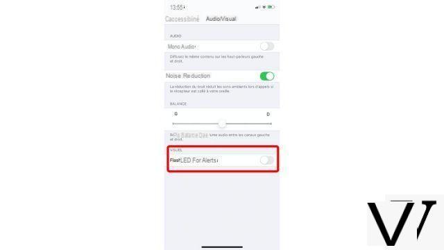 How to activate the flash when you receive a notification on your iPhone?